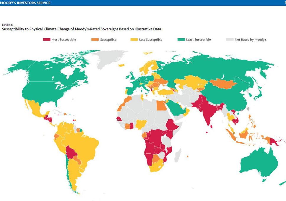 Map Shows How Climate Change Will Hit The Economies Of The World S