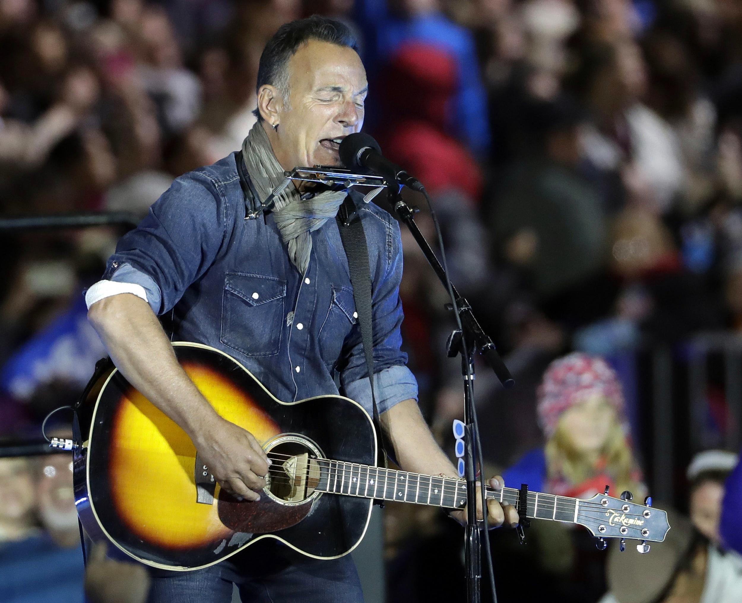Both Bruce Springsteen and Jon Bon Jovi performed