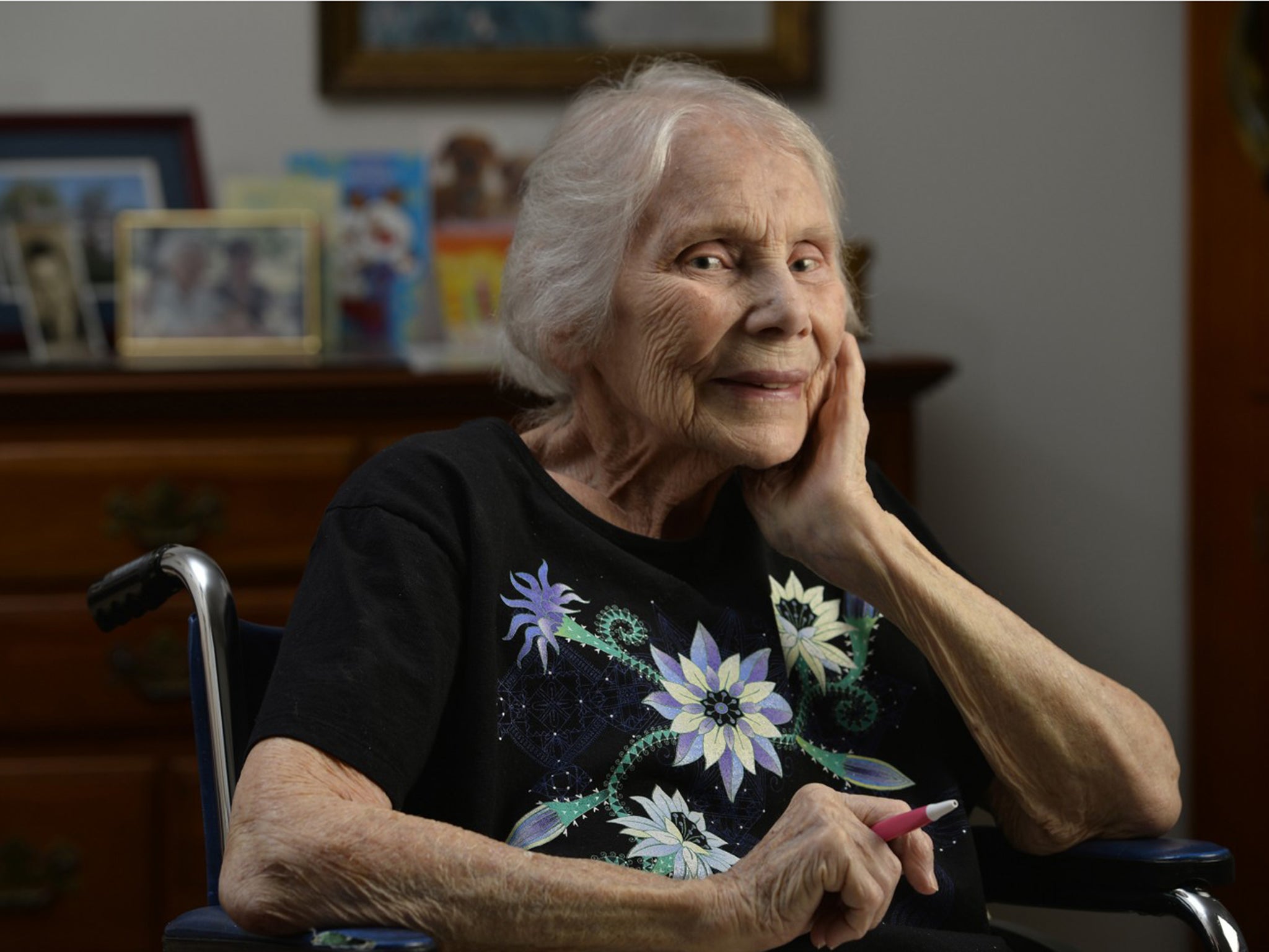 Gladys Ament, 96, was born the year that women were given the right to vote. She recently filed her absentee ballot from her home at an assisted living facility in Solomons, Maryland