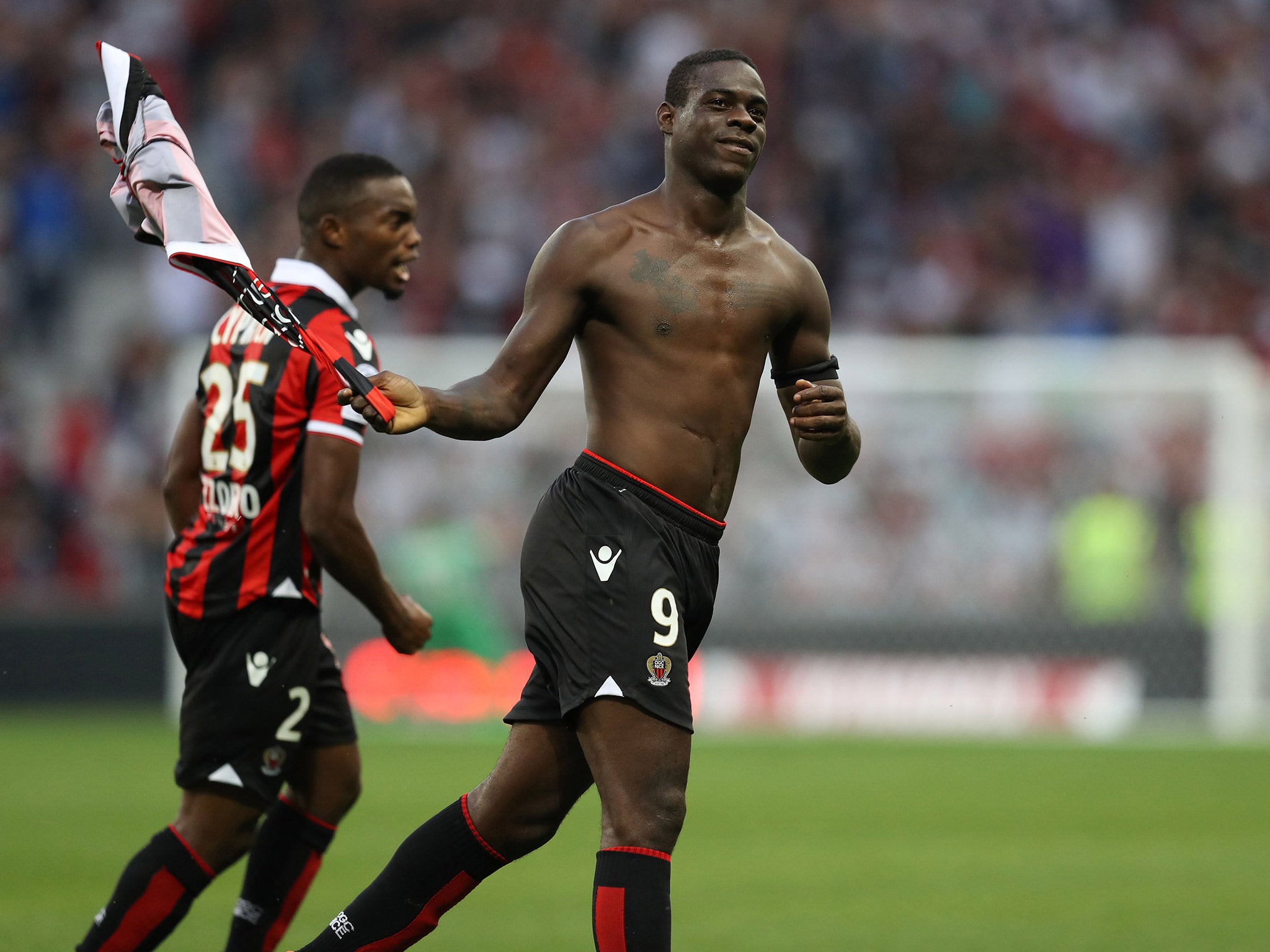 Mario Balotelli is now enjoying life at Nice