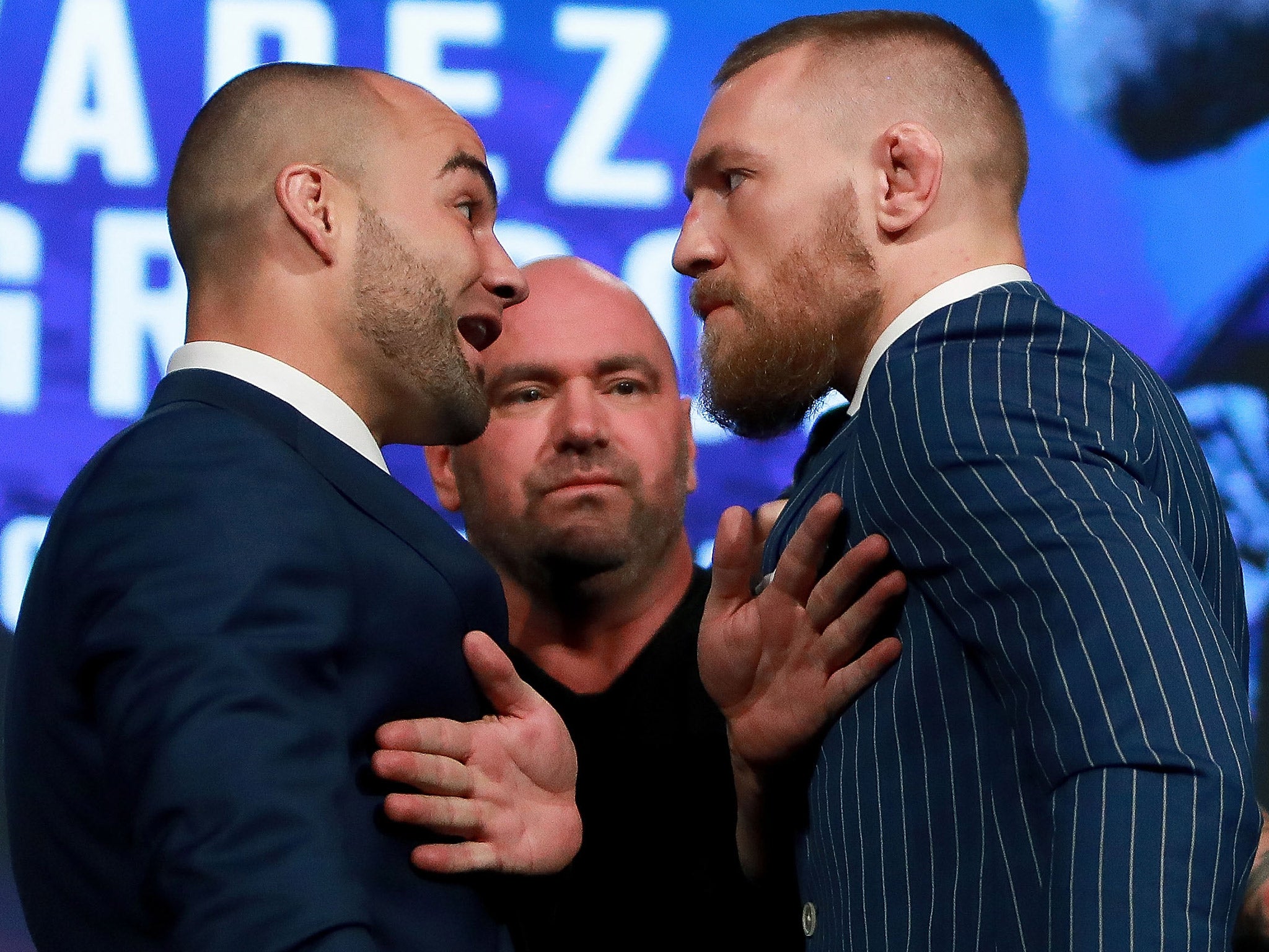 Eddie Alvarez and Conor McGregor meet at UFC 205