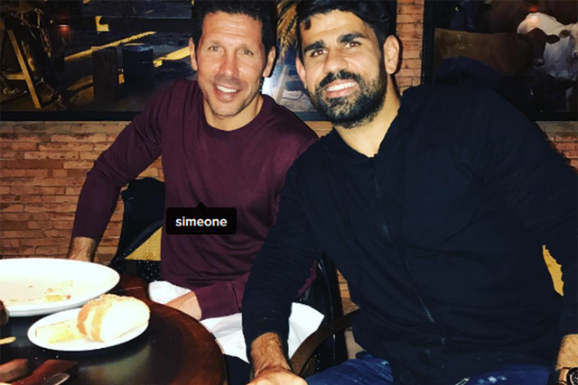 Costa and Simeone won La Liga and took Atletico Madrid to a Champions League final during his time at the club