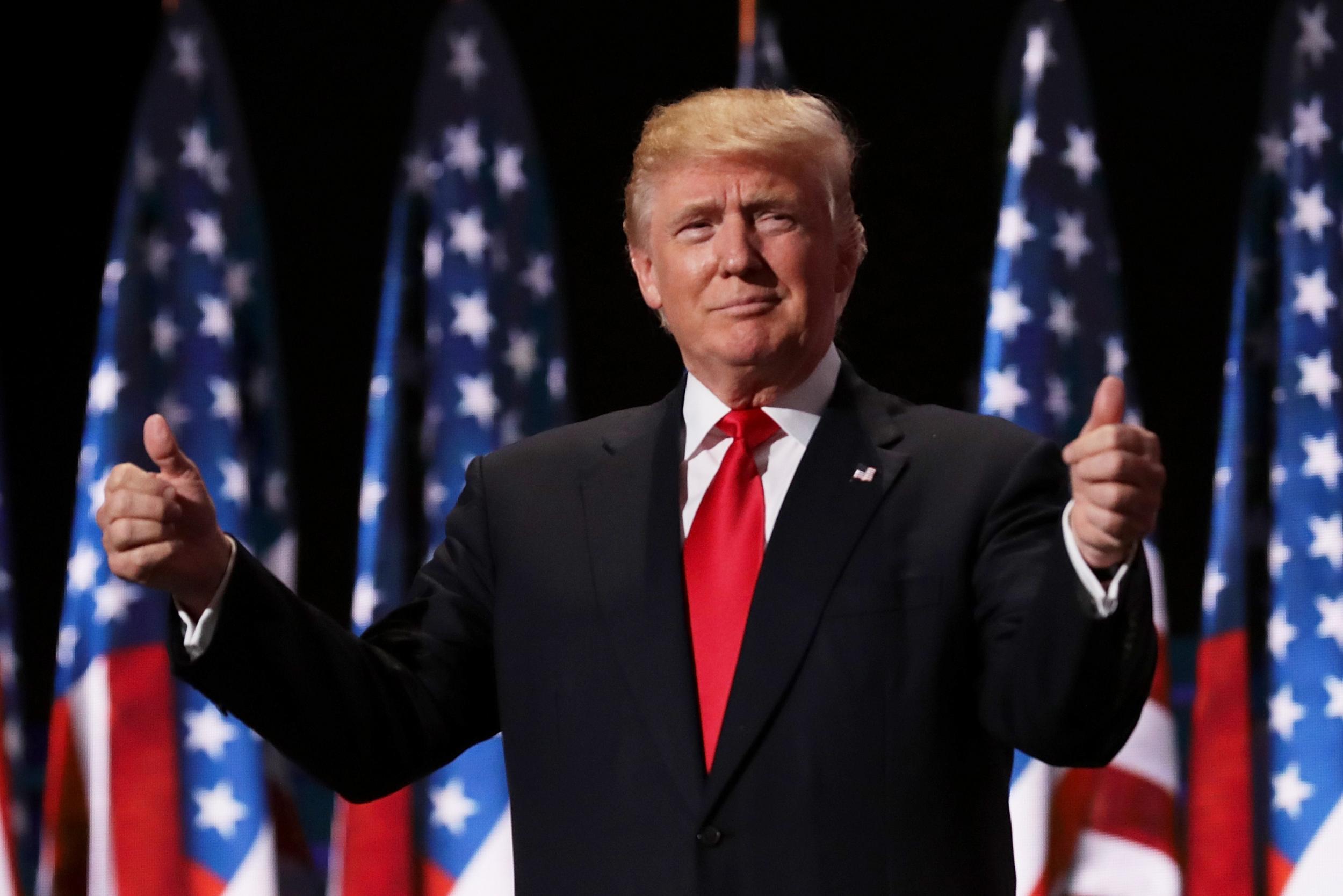 Donald Trump President Double Sided Car Flag Drain The Swamp