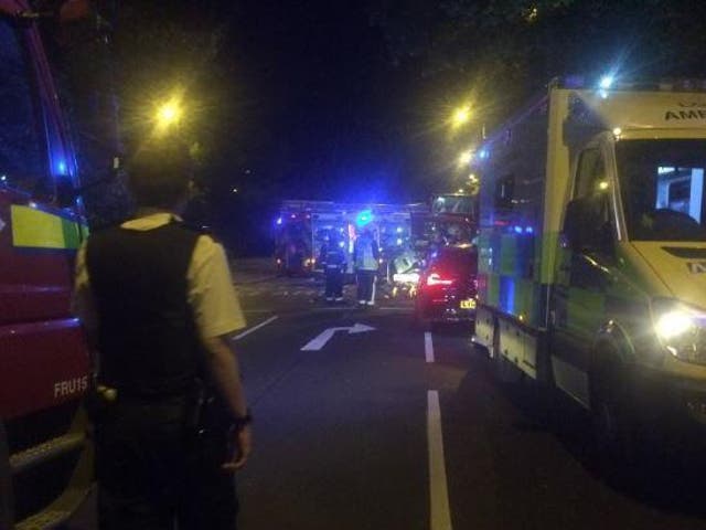 Accident involved a vehicle and two carriages and occurred in a tunnel, TfL says