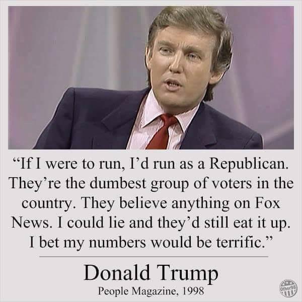 Did Donald Trump Really Call Republican Voters The Dumbest In The Country In A 1998 Interview