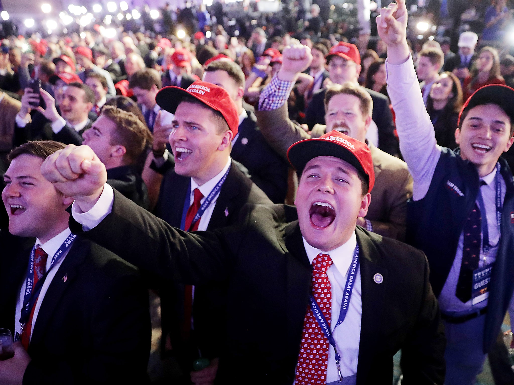 Joy among Trump supporters, but the markets weren’t cheering so loudly early on