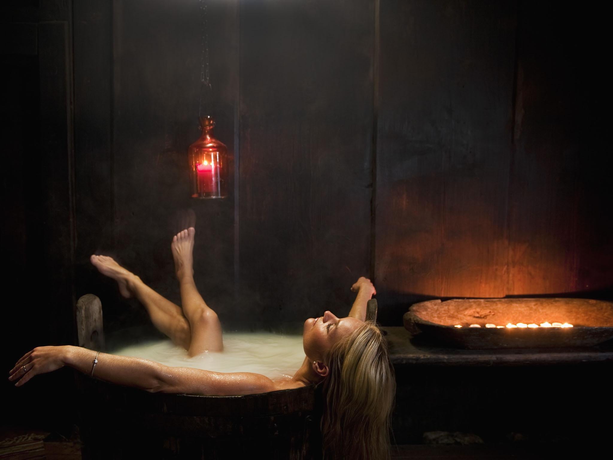 A sensuous soak is the perfect way to melt all of the day’s stresses