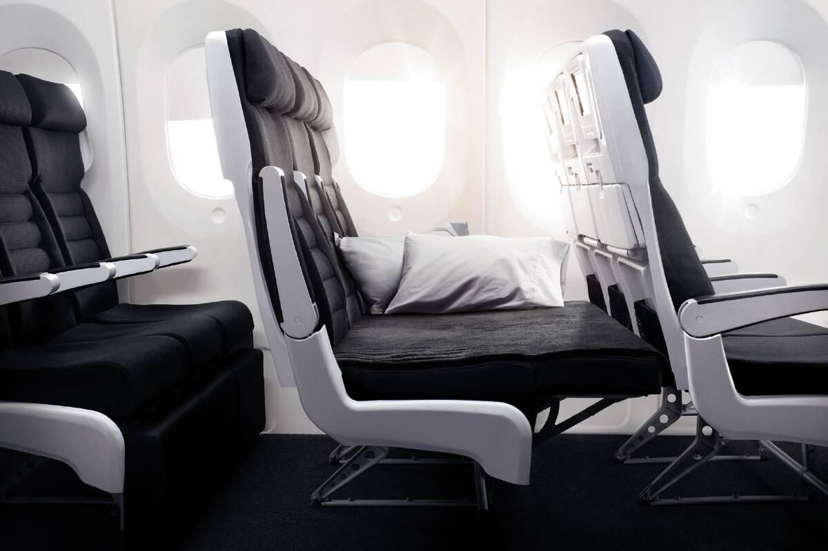 Air New Zealand's SkyCouches can fit two