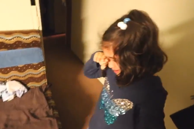 Five-year-old Reema is upset by Donald Trump victory