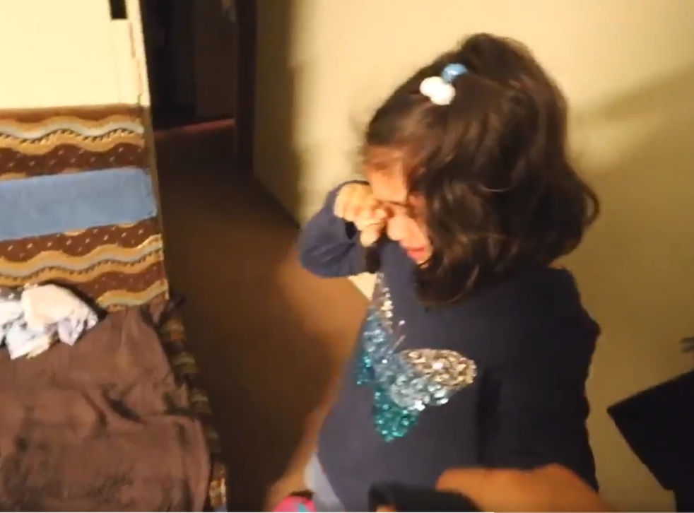 Five-year-old Reema is upset by Donald Trump victory