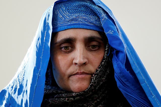 Sharbat Gula, the subject of Steve McCurry’s ‘Afghan Girl’, was on the cover of National Geographic in 1984