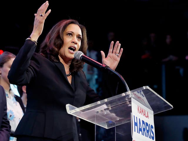 California’s attorney general Kamala Harris is tipped to be the next leader of the Democratic Party