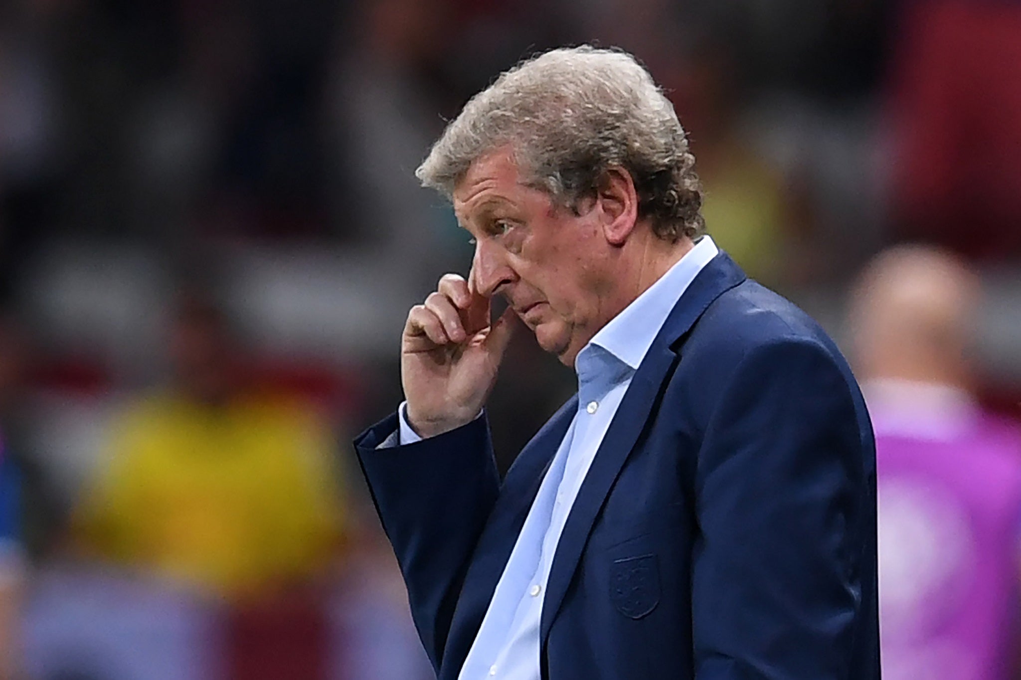 &#13;
The defeat cost Roy Hodgson his job as England manager &#13;