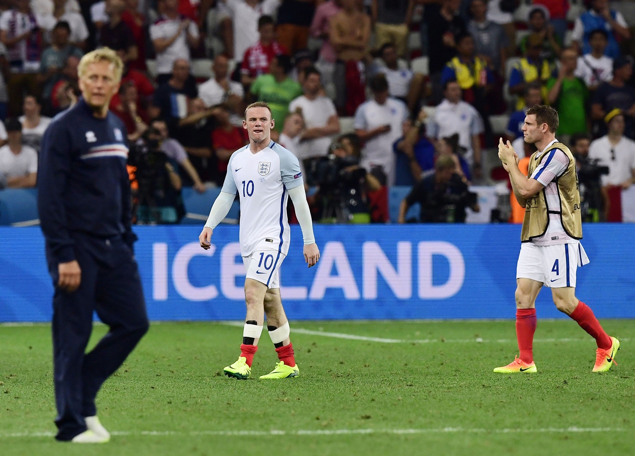 &#13;
England went out of the Euros in the round of 16 &#13;