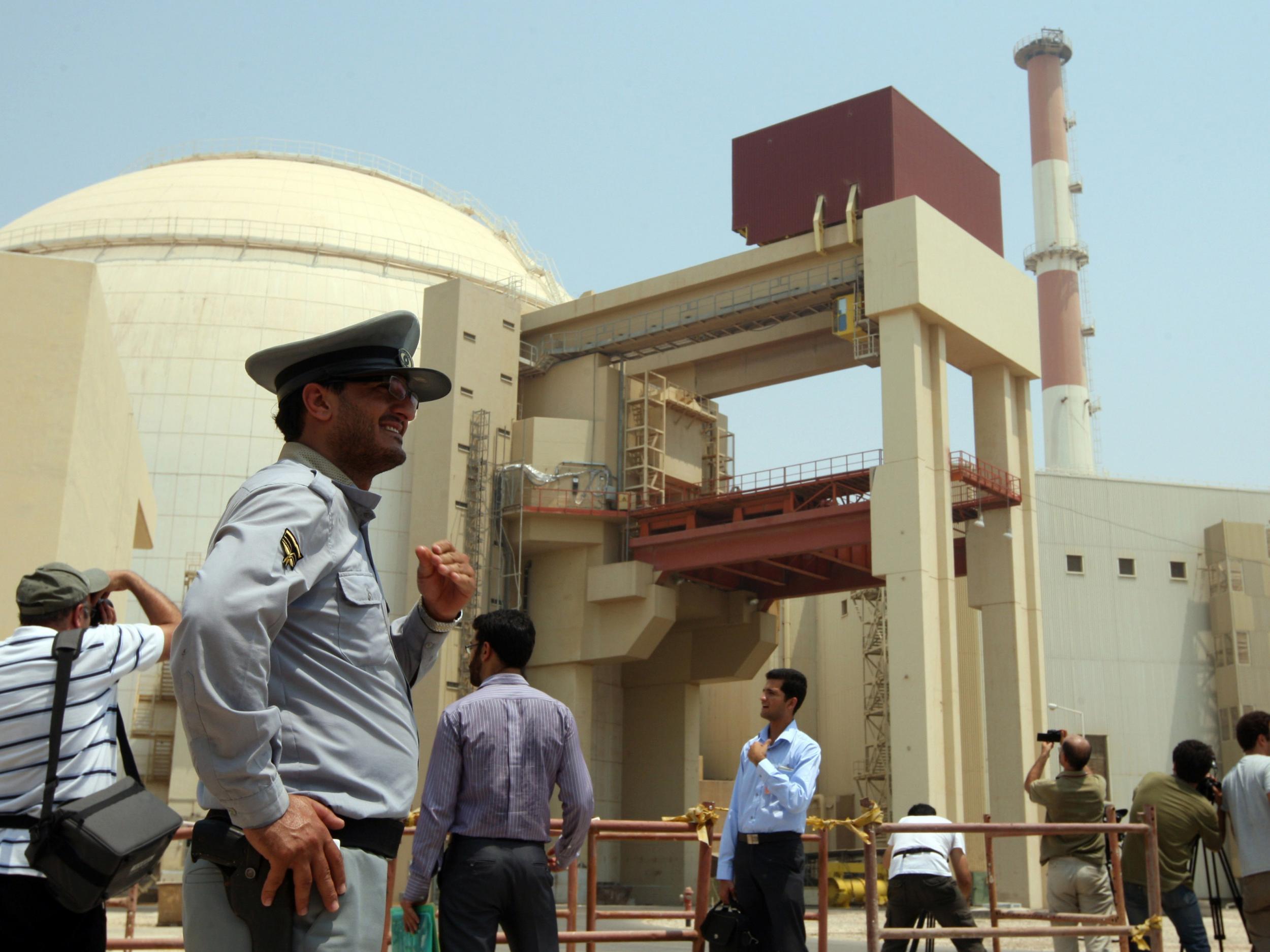 The Bushehr nuclear power plant in south Iran in a file photo from August 2010