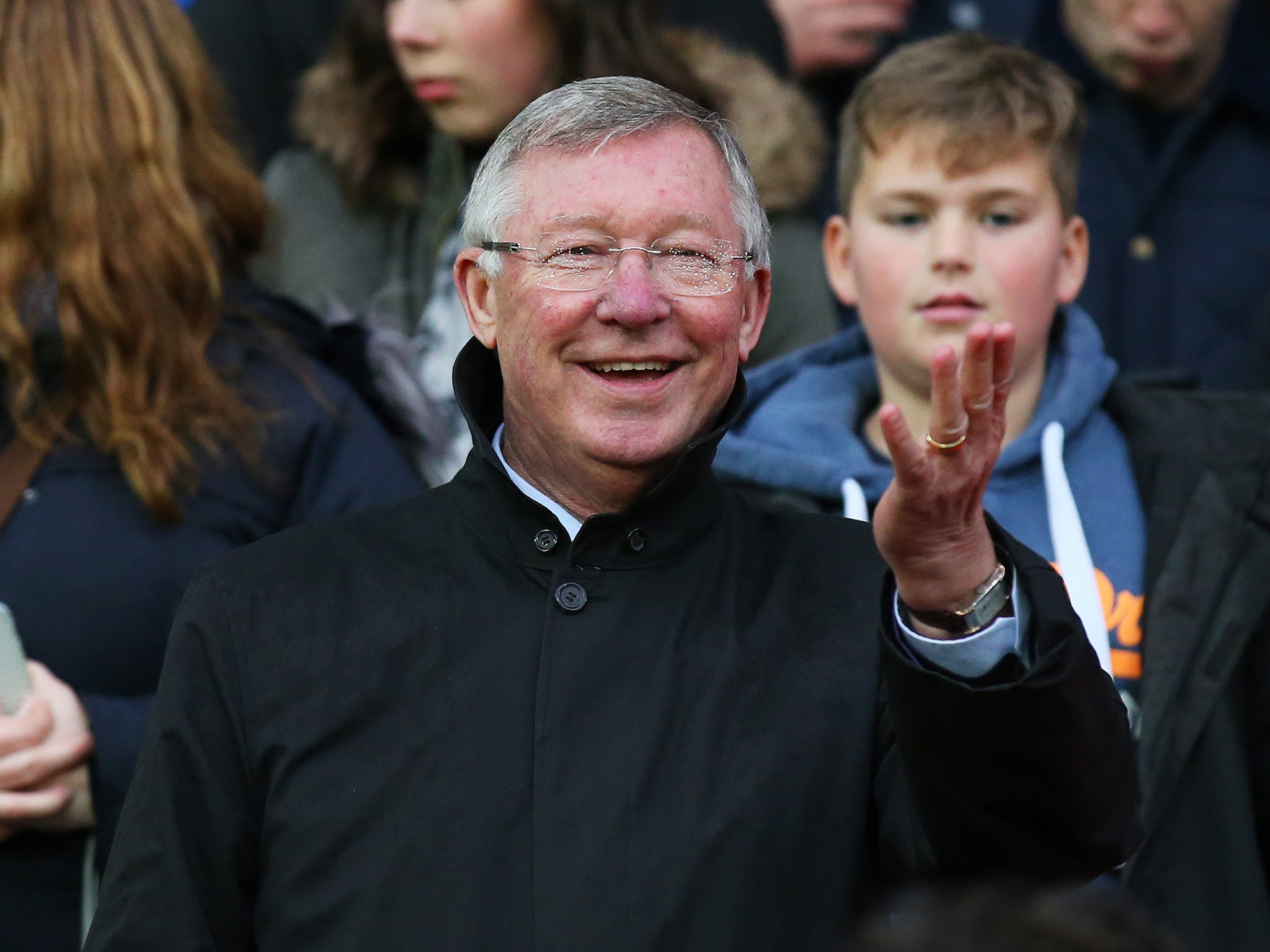 Ferguson claims to have only used the infamous 'hairdryer' half a dozen times