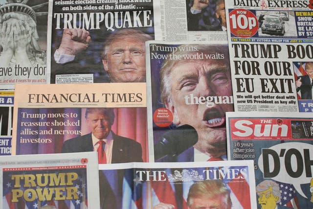 Donald Trump's victory has dominated headlines this week