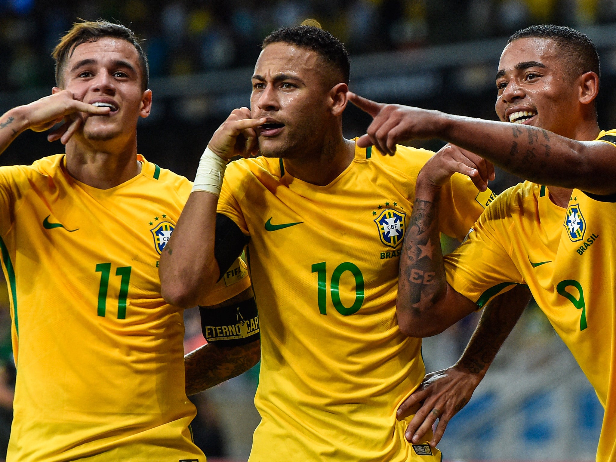 Brazil Vs Argentina Match Report Neymar Inspires Crushing Win To