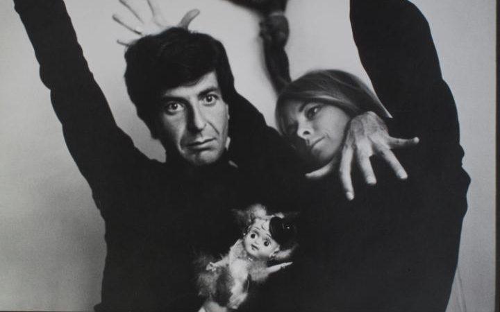 Marianne Ihlen with Leonard Cohen in 1966
