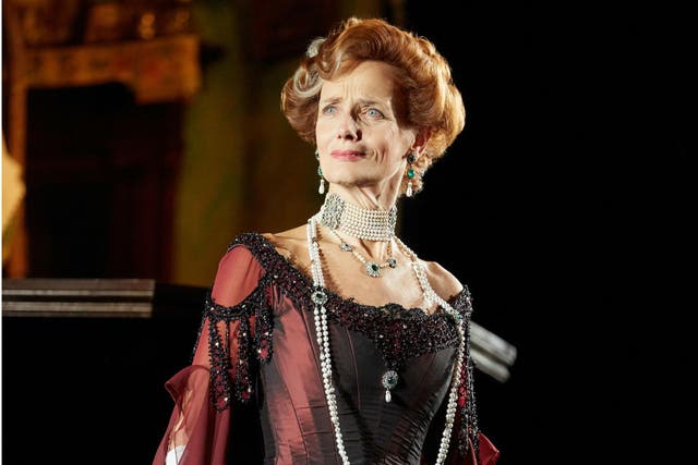Barbara Marten as the blood-freezingly imperious mother in Stephen Daldry's production of An Inspector Calls