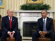 What the body language of the Donald Trump and Barack Obama tells us