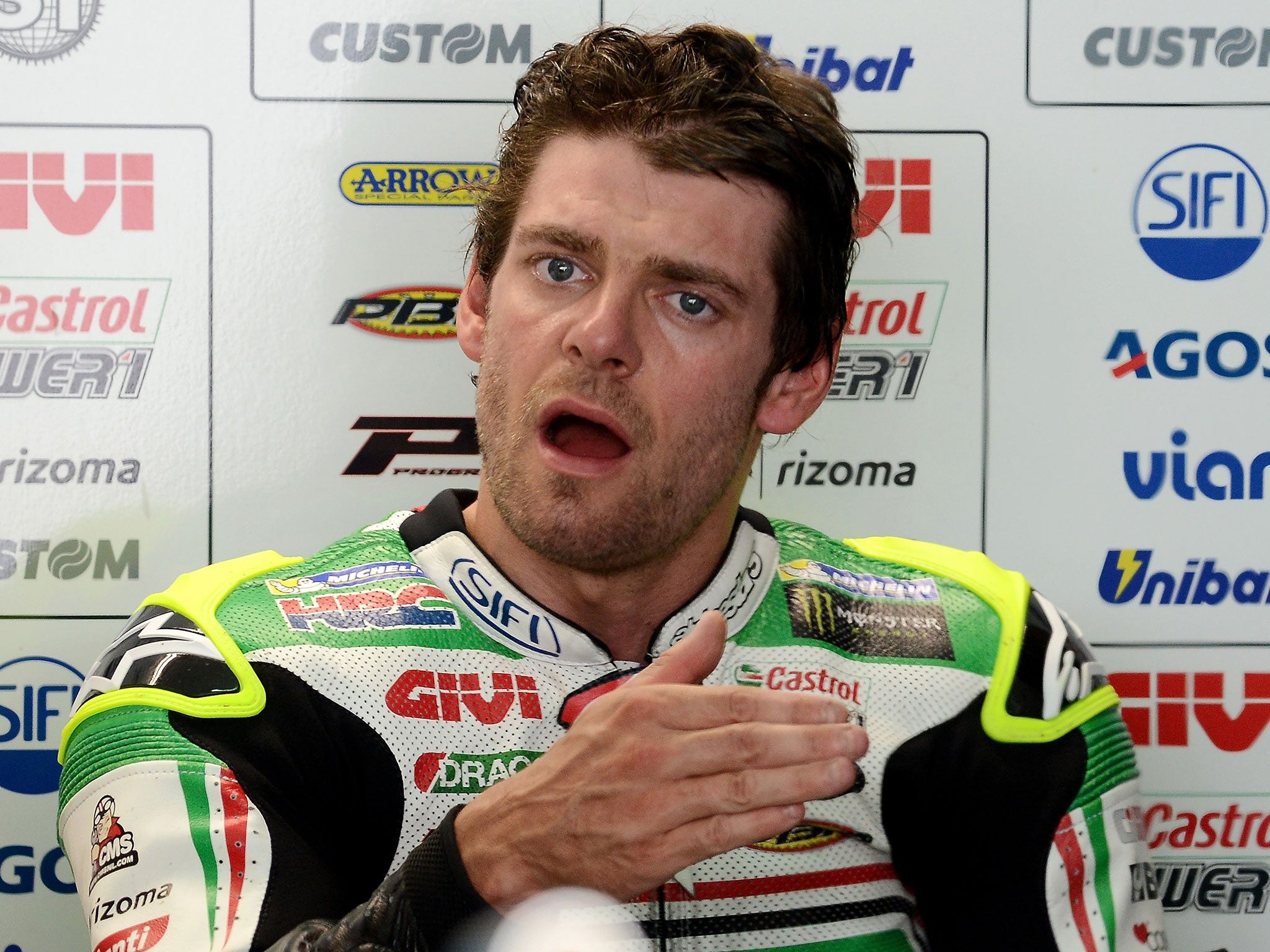 Cal Crutchlow will ride through the pain barrier in the final MotoGP race of the season at Valencia