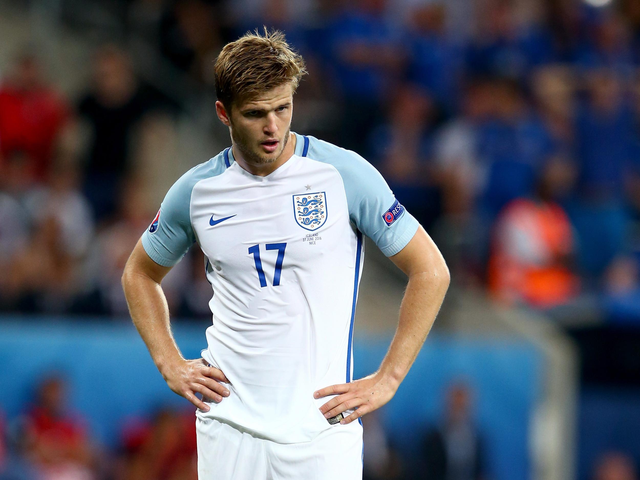 Dier was withdrawn at half-time against Iceland