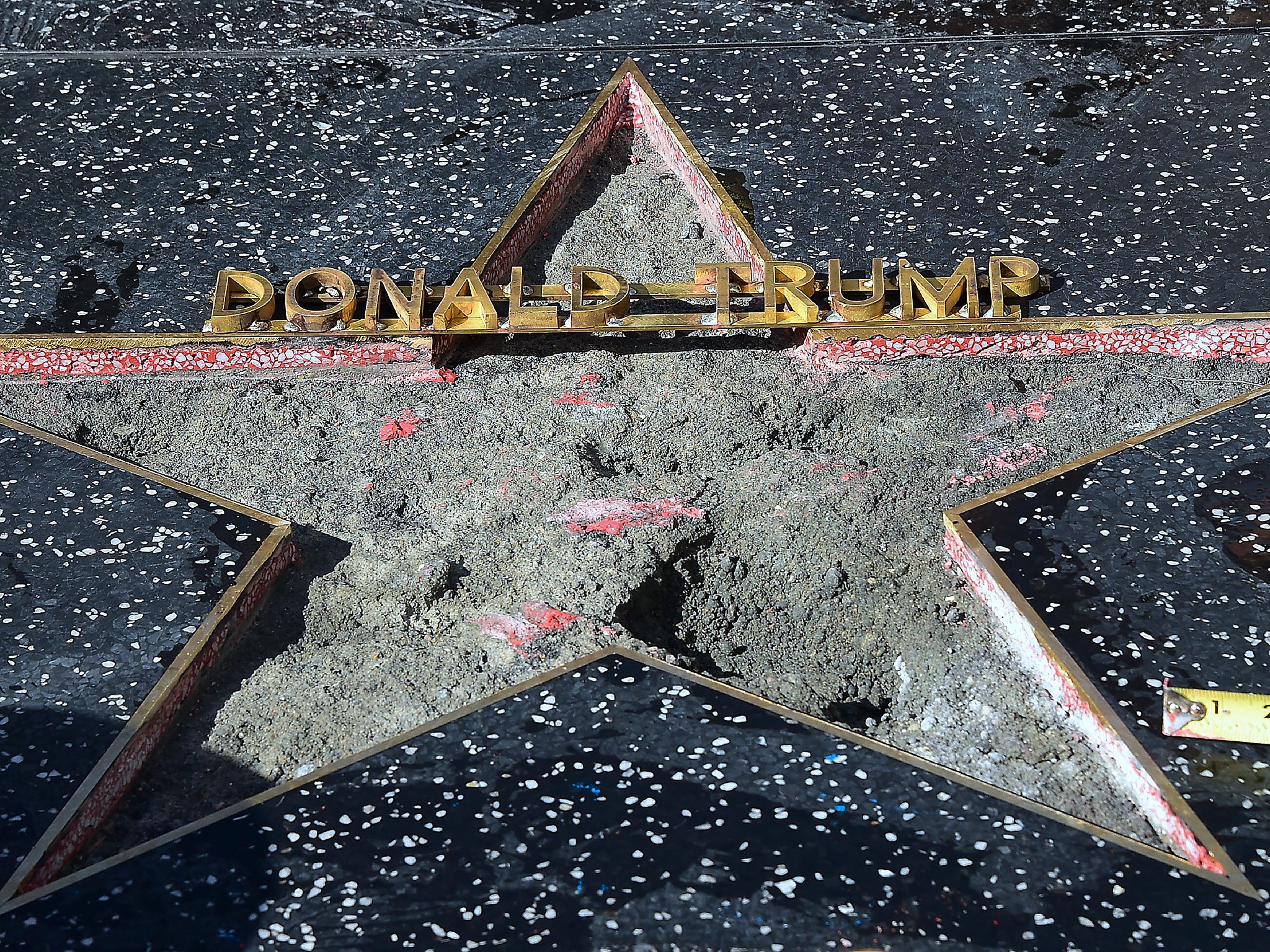 Donald Trump's vandalized Star