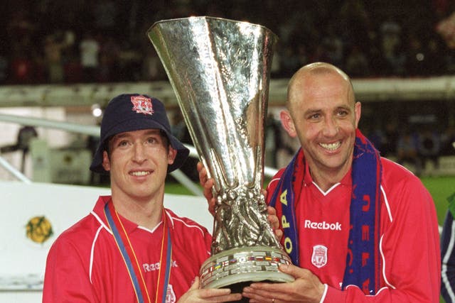 Gary McAllister spotted the object when warming up with Robbie Fowler