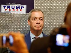 Nigel Farage reveals what Trump’s team thinks of Theresa May’s cabinet