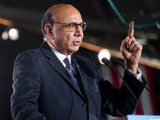 Khizr Khan says ‘our fear is real’ after year of anti-Muslim hate