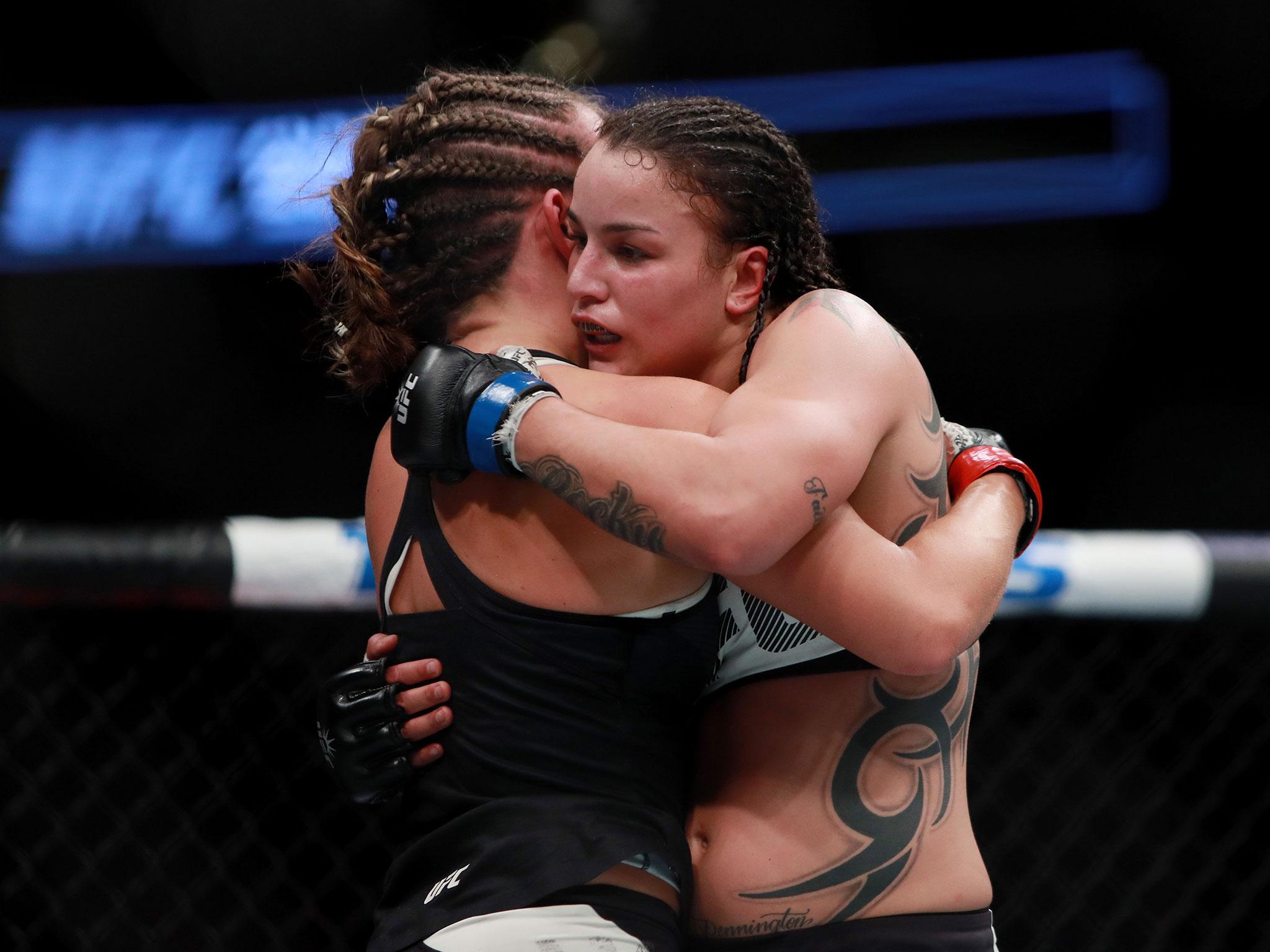 tate announced her retirement after the bout