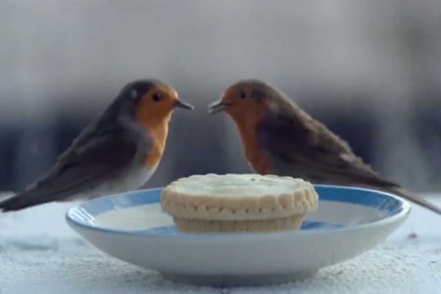 The Waitrose Christmas advert features a Scandinavian robin