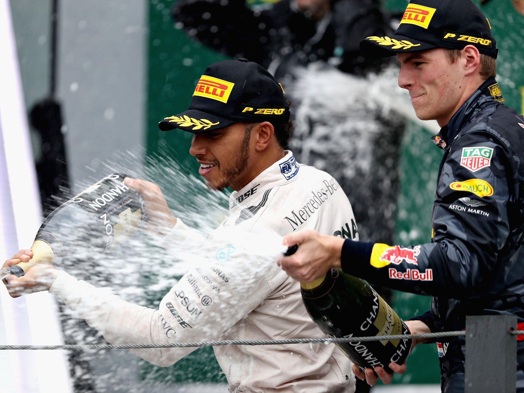 Lewis Hamilton and Max Verstappen took the plaudits after a thrilling Brazilian Grand Prix