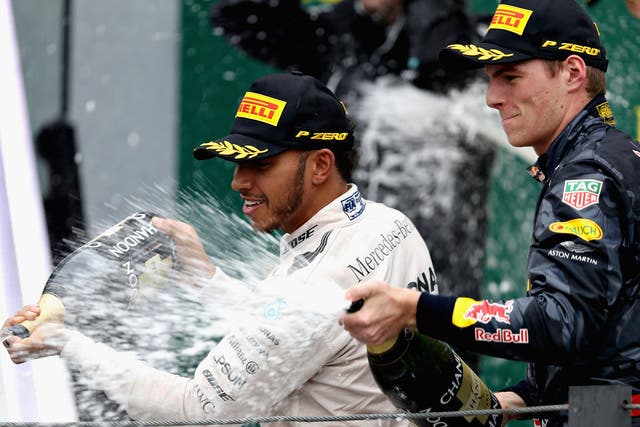 Lewis Hamilton and Max Verstappen took the plaudits after a thrilling Brazilian Grand Prix