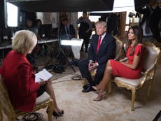 Trump tweets pictures of 60 Minutes interview he walked out of