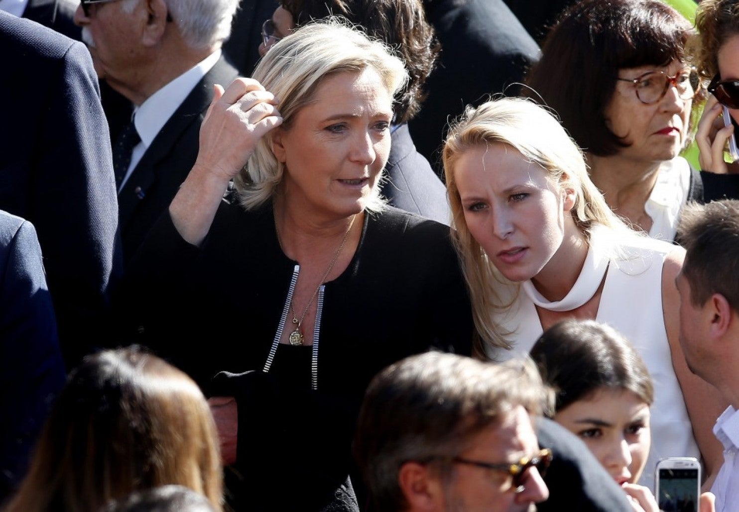 Marine Le Pen, leader of the National Front, and her niece Marion Maréchal-Le Pen are leading the charge of the far-right in France