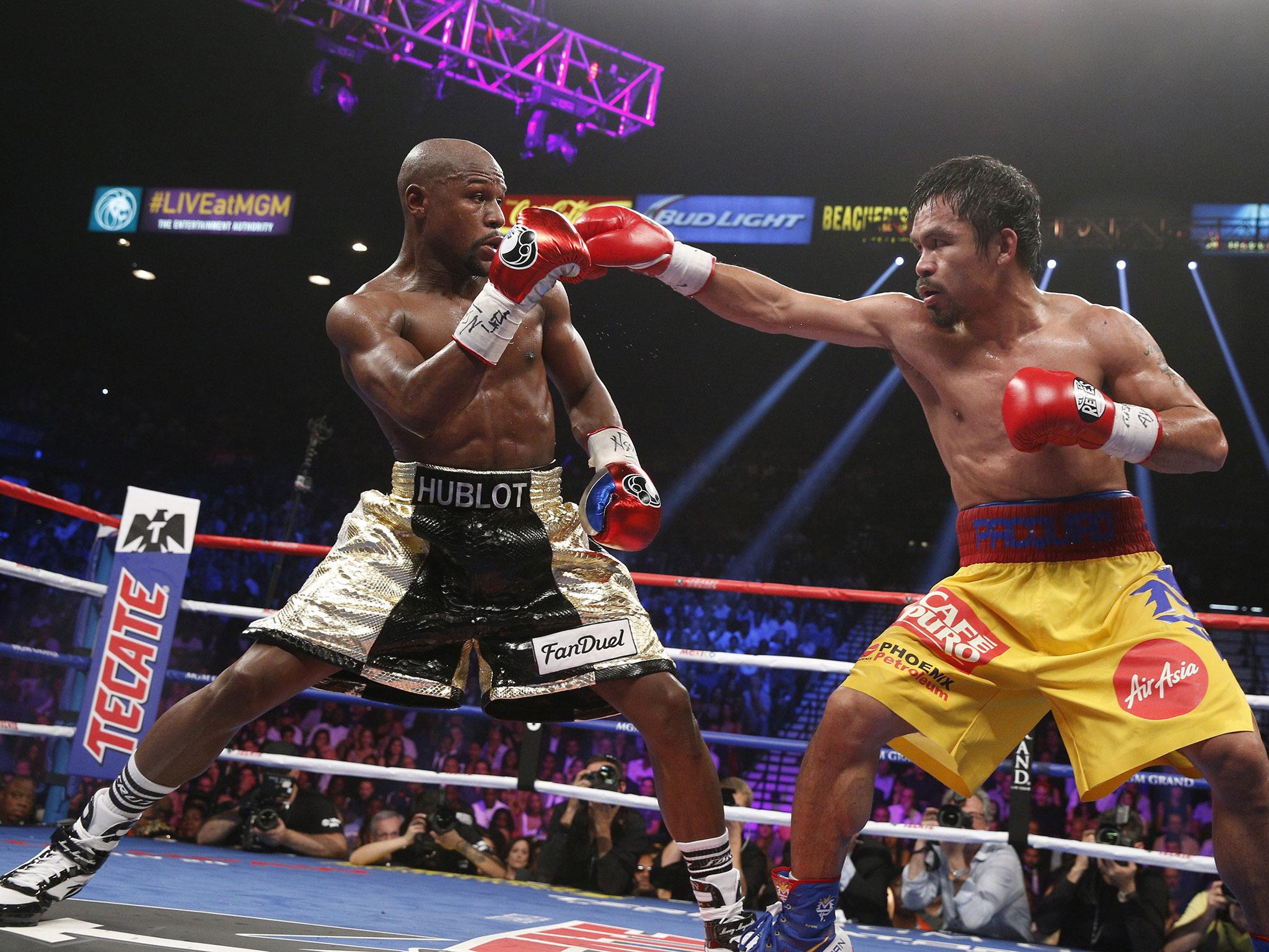The two welterweights went head-to-head last year in a fight that generated in excess of $400m
