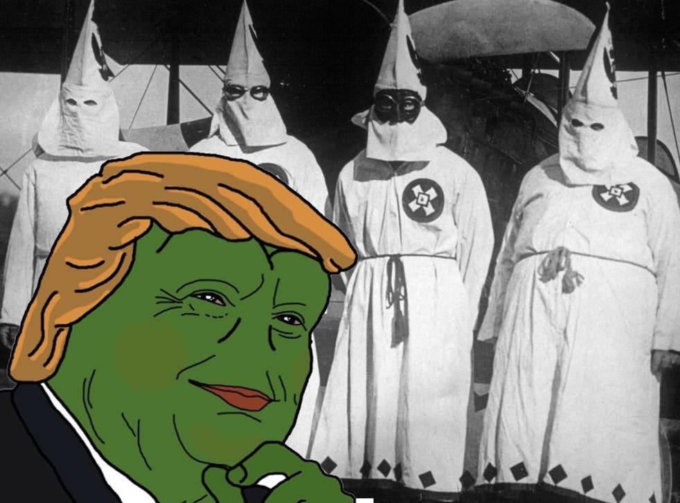 Is there really a difference between 'alt-right' and white supremacy? No. <em>Imgur/Archival/Getty</em>