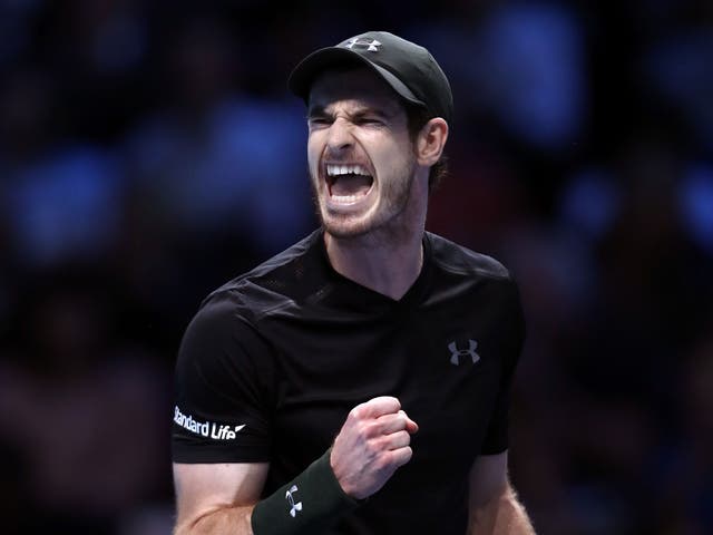 Andy Murray made a winning start to his campaign at the ATP World Tour Finals at London's O2 Arena