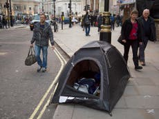 More than 9,000 people 'to wake up on Christmas Day in tents and cars'