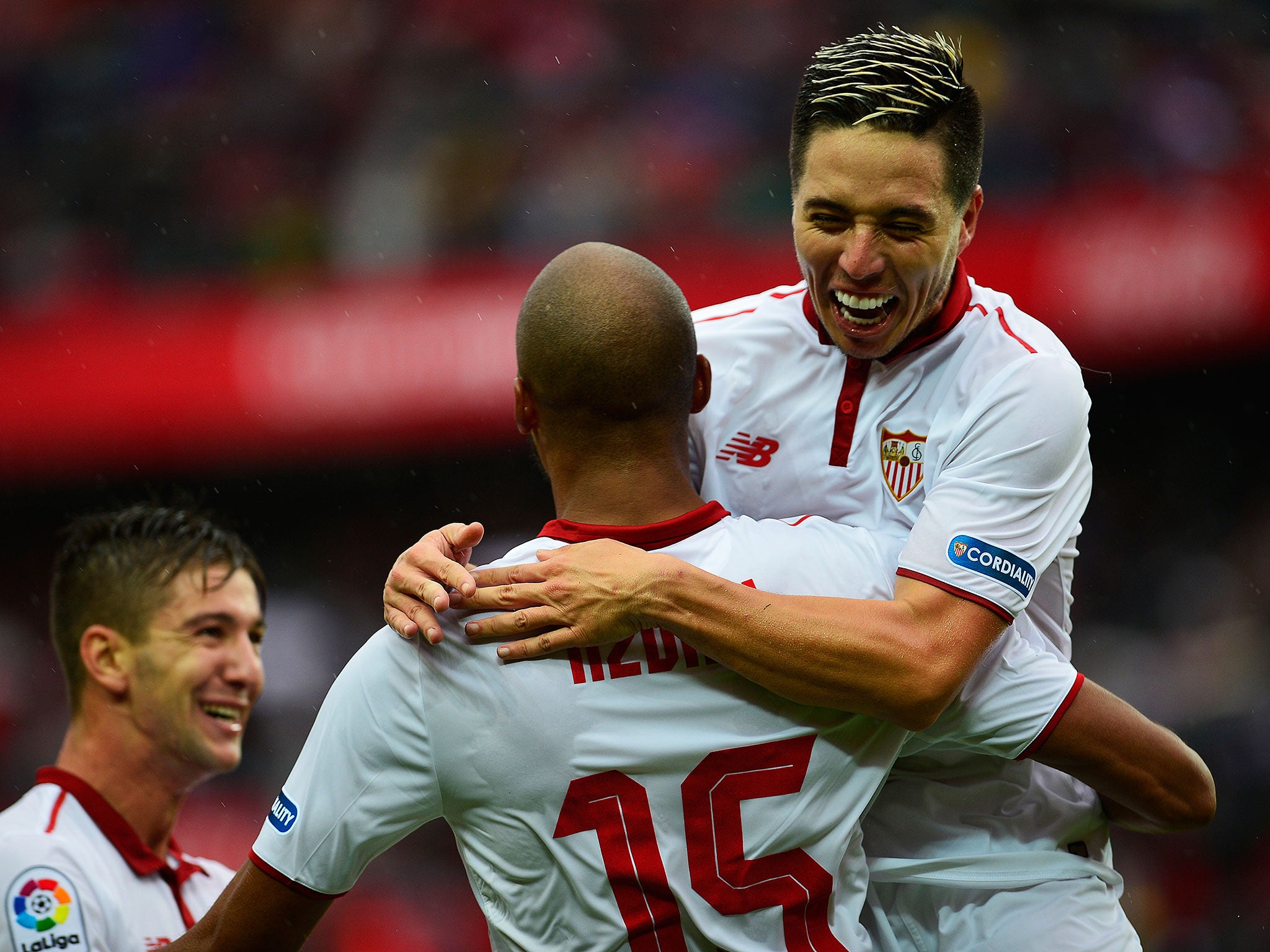 Nasri has settled into life at his new club in Spain