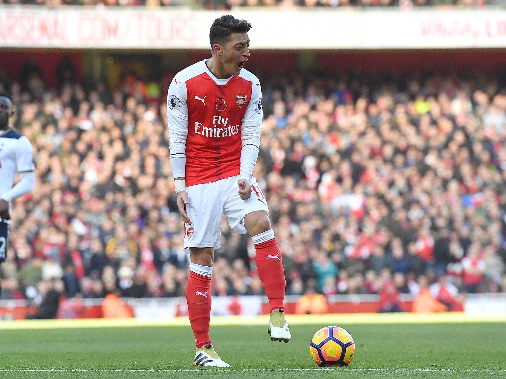 Mesut Ozil has cored four goals in the Champions League this season