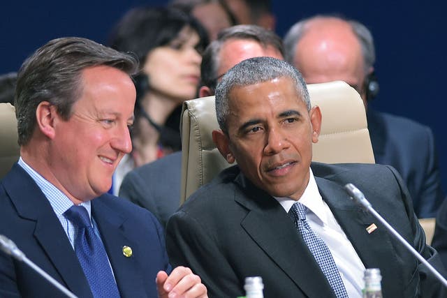 David Cameron and Barack Obama were said to have enjoyed a close working relationship