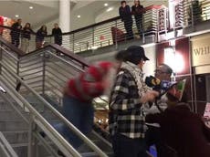 Protester tackled at Ohio State anti-Trump demonstration