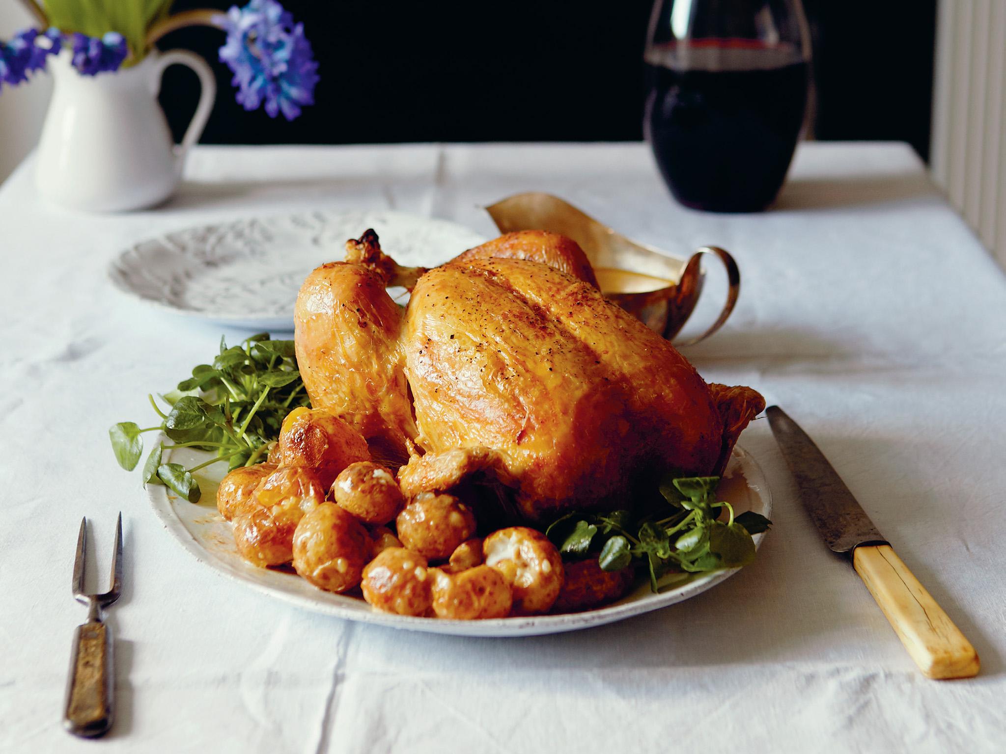 The roast chicken: It’s such a clever, versatile and crowd-pleasing thing