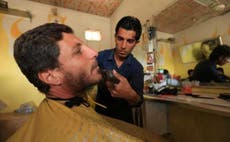 Business is booming for one barber in liberated east Mosul