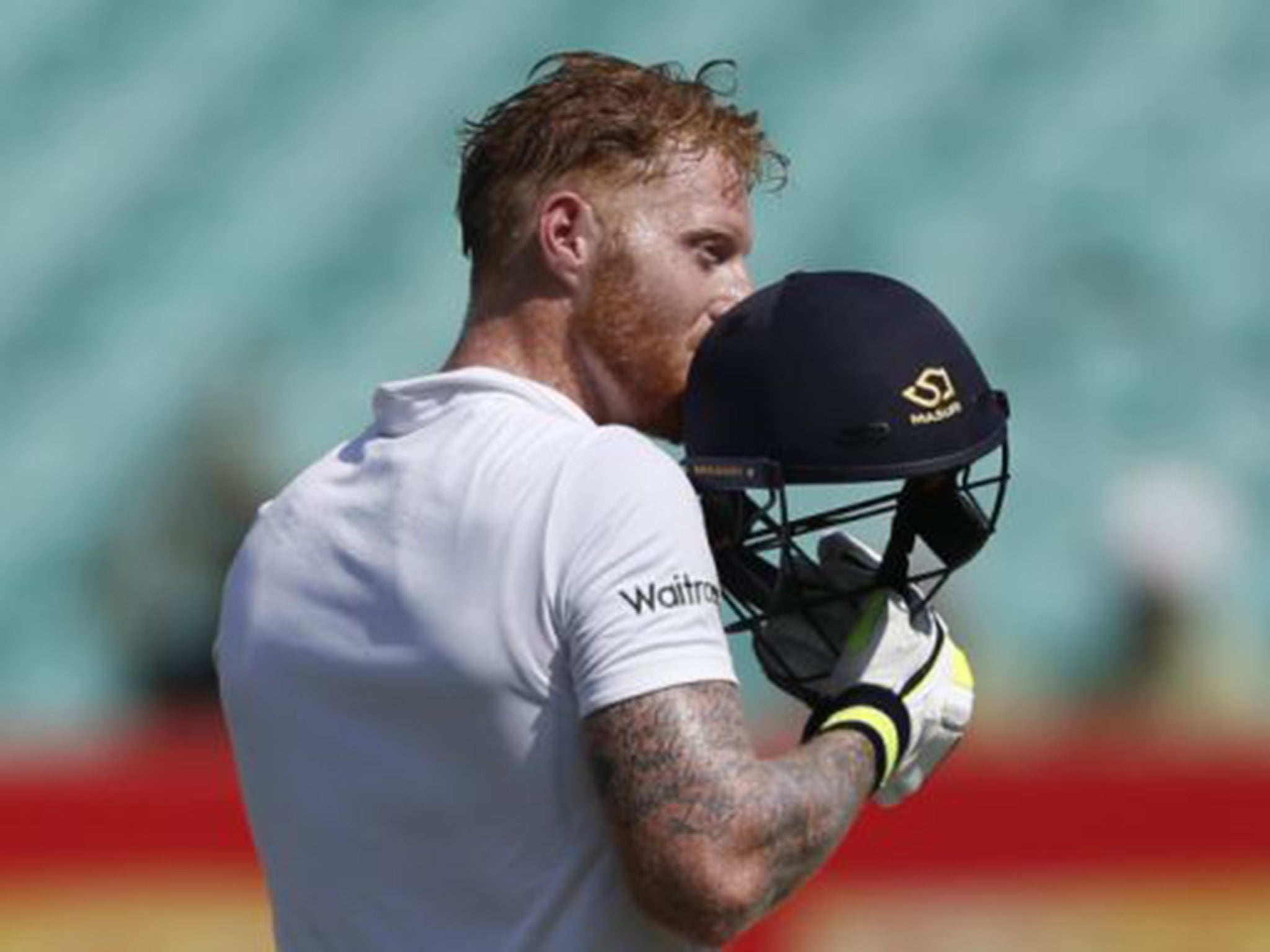 Stokes scored his fourth Test century for England in Rajkot