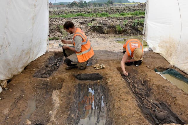 Archaeologists excavate Dark Age bones from Great Ryburgh, Norfolk