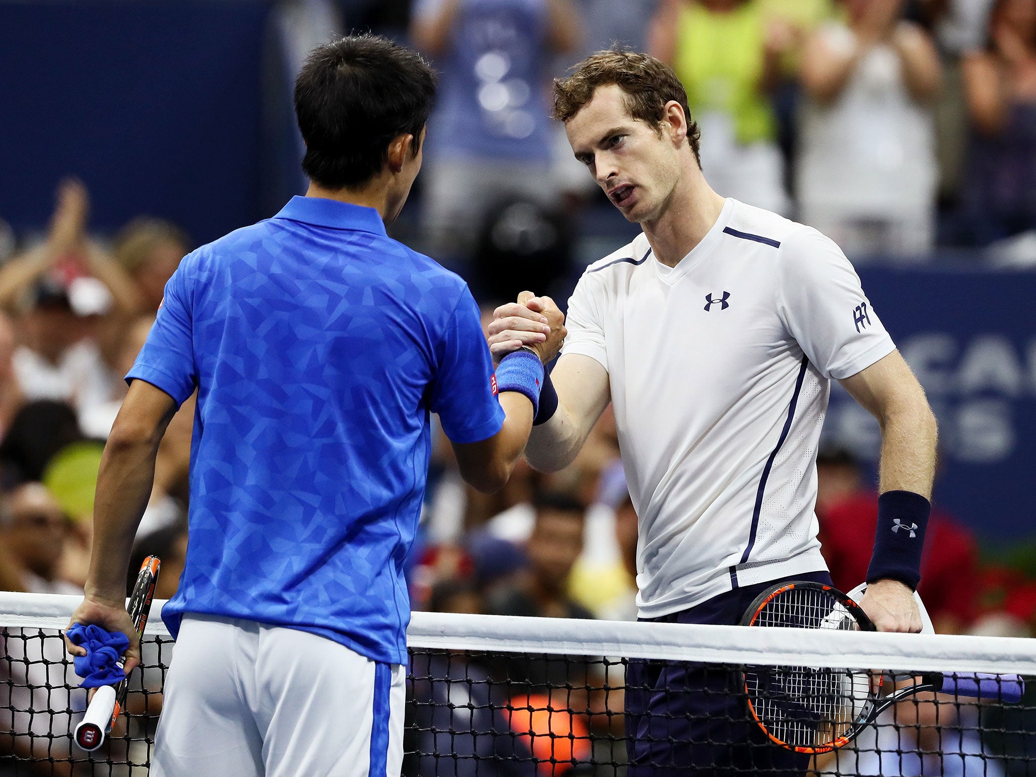 Kei Nishikori beat Andy Murray at the US Open earlier this year